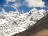 36 Gasherbrum II E, Gasherbrum II, Gasherbrum III North Faces As Trek Nears Gasherbrum North Base Camp In China